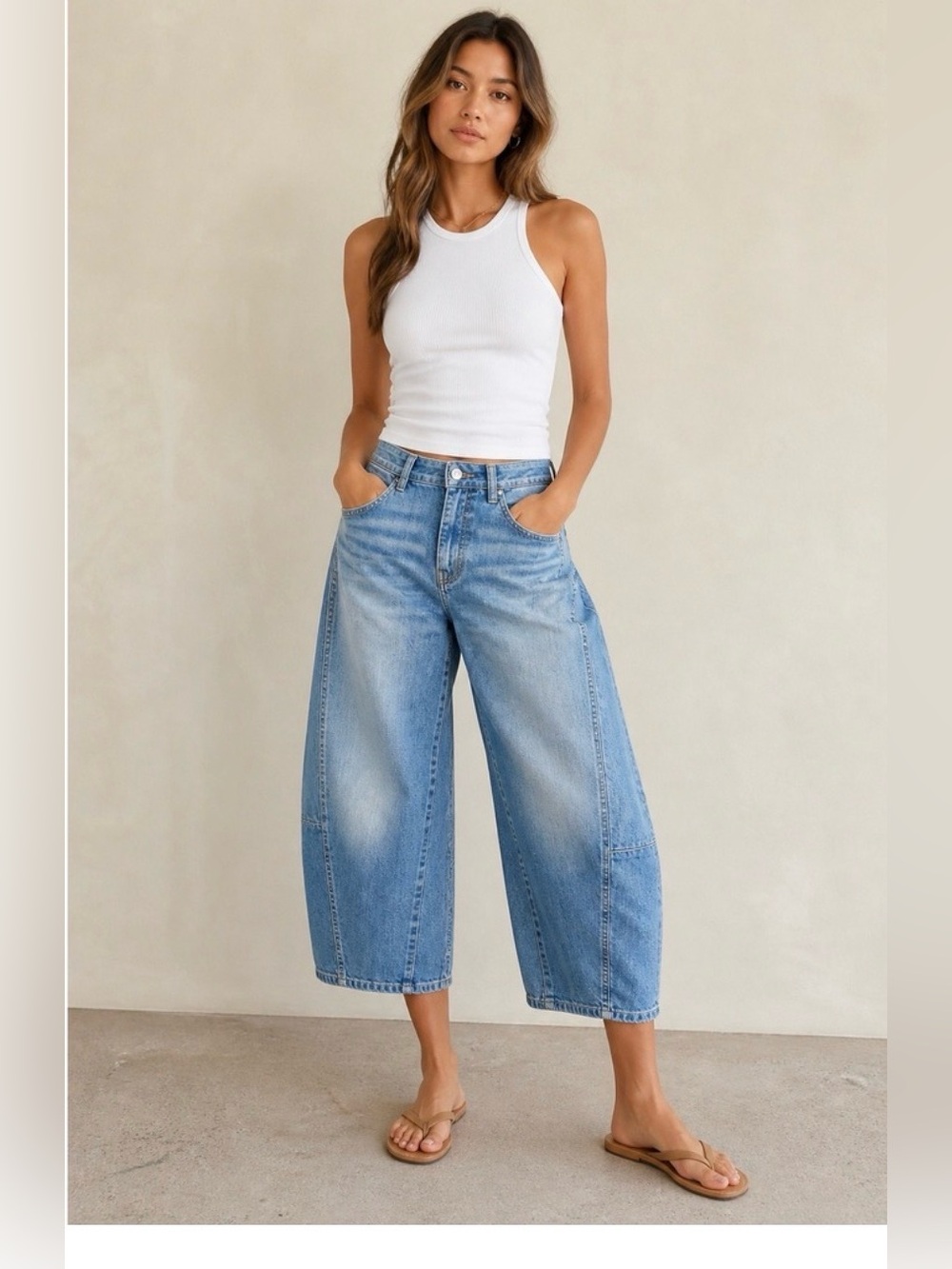 Pilcro Light Wash Denim Jeans in Pale Blue petite 23